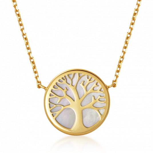 SOFIA zlatý náhrdelník strom života AG8856-CADENA-14KYG2