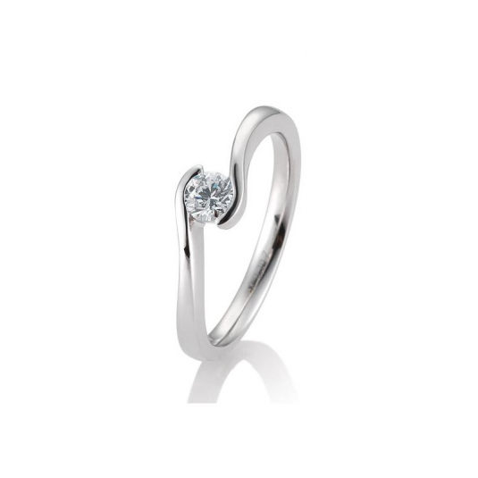 SOFIA DIAMONDS prsteň z bieleho zlata s diamantom 0,30 ct BE41/85944-W