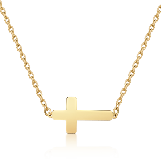 SOFIA zlatý náhrdelník s křížkem AG10311-CA-SO-YG