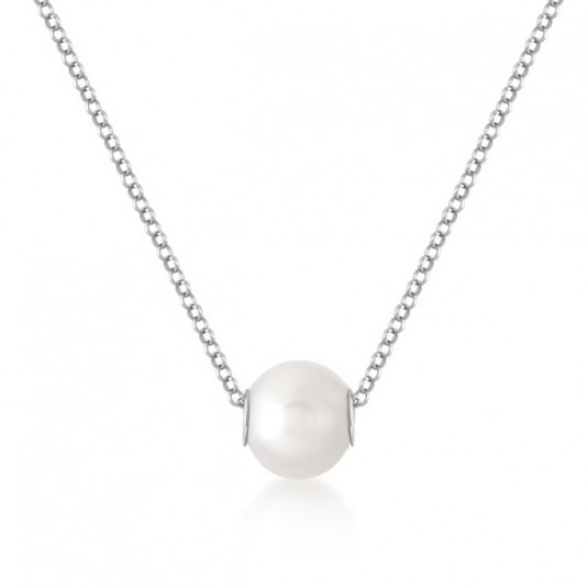 SOFIA strieborný náhrdelník so sladkovodnou perlou WWPS171113N-1