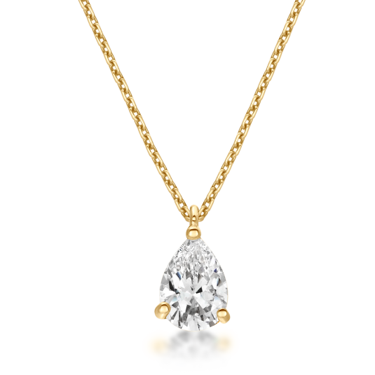 SOFIA zlatý náhrdelník so zirkónovou slzou GEMCS23680-61
