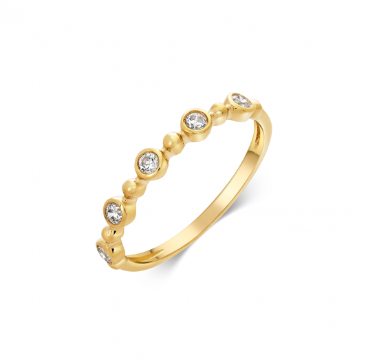 SOFIA zlatý prsteň CAMR88274-CZ-YG