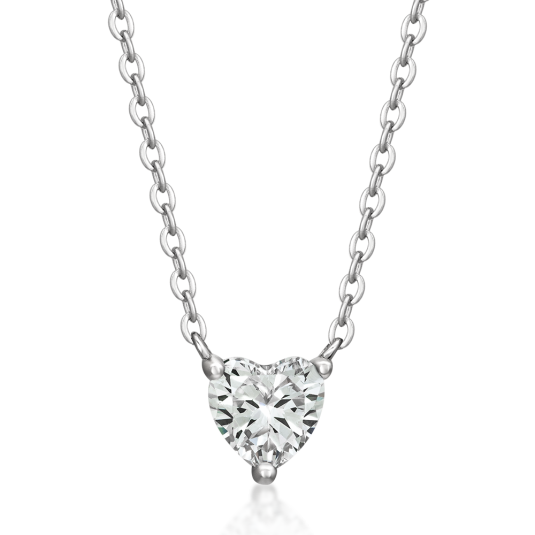 SOFIA strieborný náhrdelník so zirkónovým srdiečkom IS028CT134RHWH