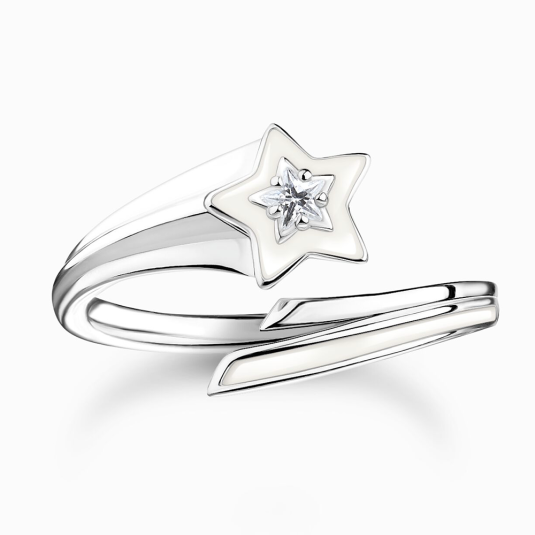 THOMAS SABO prsteň White star TR2443-041-14