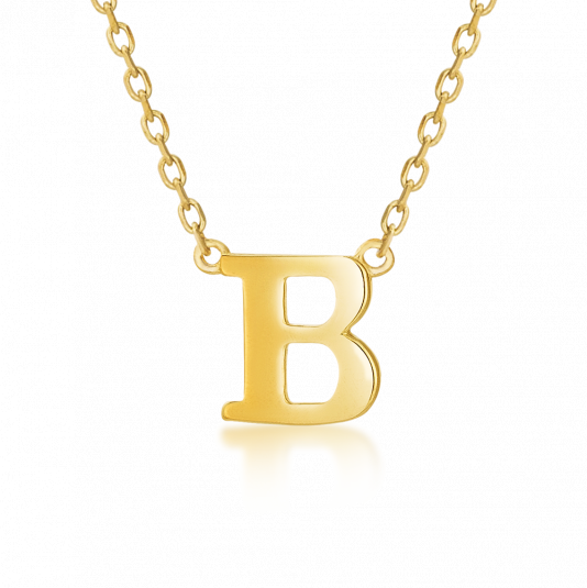 SOFIA zlatý náhrdelník s písmenem B NB9NBG-900B