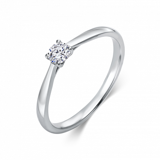 SOFIA DIAMONDS zlatý zásnubní prsten s diamantem 0,20 ct DIA1A289W4