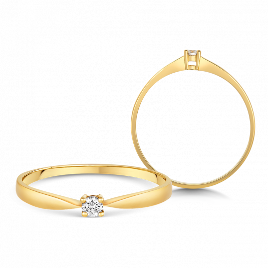 SOFIA DIAMONDS zlatý zásnubný prsteň CK5000522L1250