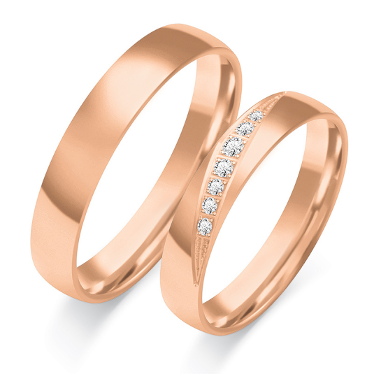 SOFIA zlatý dámský snubní prsten ZSC-124WRG