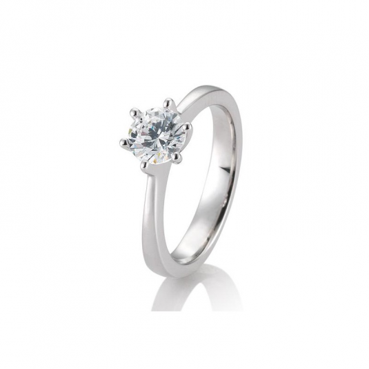 SOFIA DIAMONDS prsten z bílého zlata s diamantem 0,60 ct BE41/85985-W