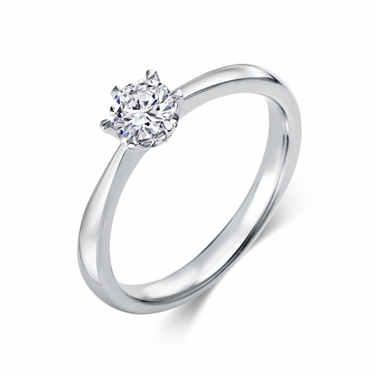 SOFIA DIAMONDS zlatý zásnubní prsten s diamantem 0,40 ct DIA1C483W4