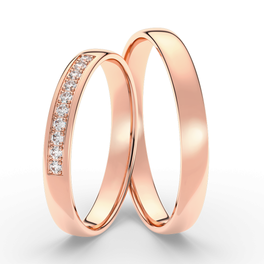 SOFIA zlatý dámský snubní prsten ML65-60/DX10-3WRG