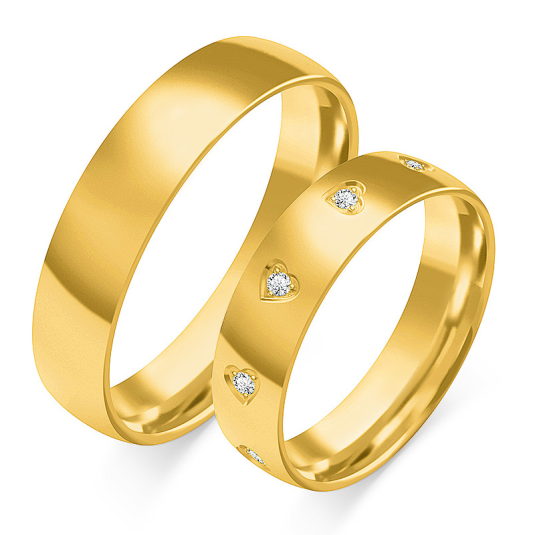 SOFIA zlatý dámský snubní prsten ZSO-356WYG