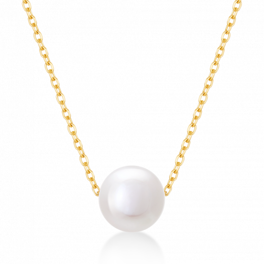 SOFIA zlatý náhrdelník s perlou NB4-SOFN0009