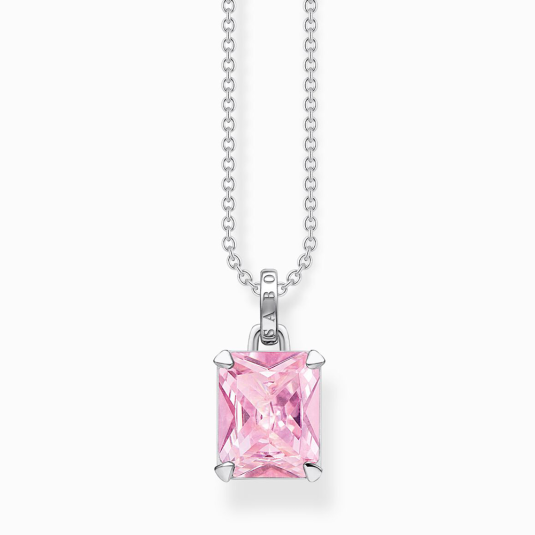 THOMAS SABO náhrdelník Pink stone KE1964-051-9