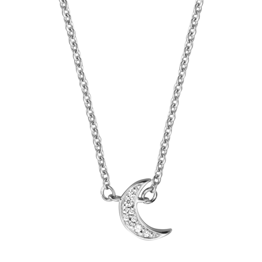 ESPRIT strieborný náhrdelník s mesiacom ESNL00921142