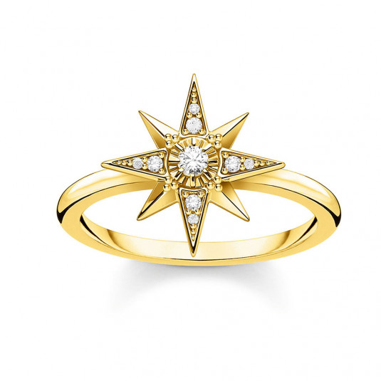 THOMAS SABO prsteň Star gold TR2299-414-14