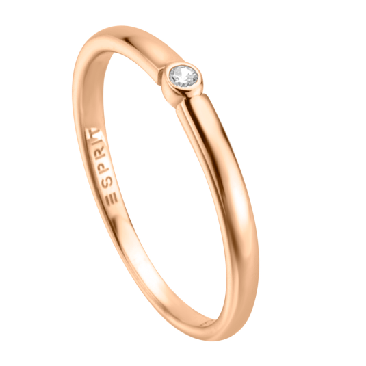ESPRIT strieborný prsteň so zirkónom ESRG009012xx