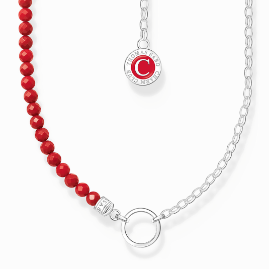 THOMAS SABO náhrdelník na charm Red charms KE2190-007-10