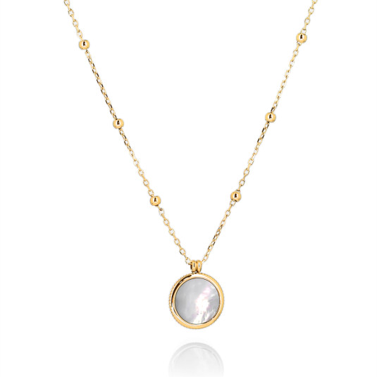ZAG oceľový náhrdelník Pearl ZGSNM18338-01SEL