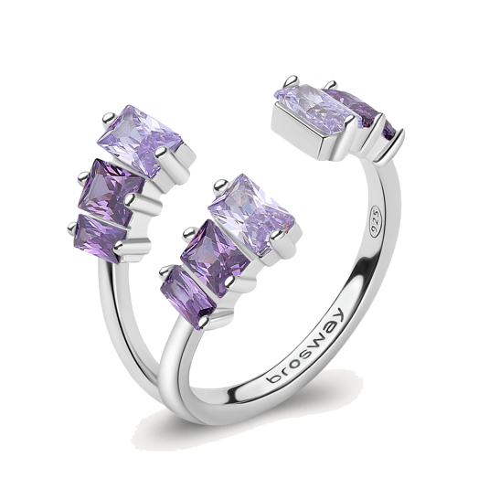 BROSWAY prsteň Fancy Magic purple BWFMP17