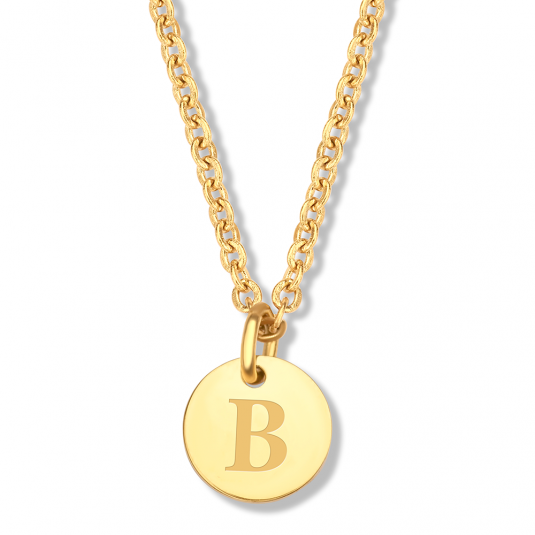CO88 oceľový náhrdelník s písmenom B C88CN-26139