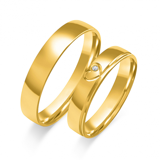 SOFIA zlatý dámský snubní prsten ZSO-368WYG