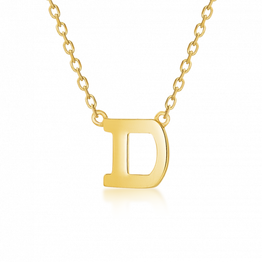 SOFIA zlatý náhrdelník s písmenom D NB9NBG-900D