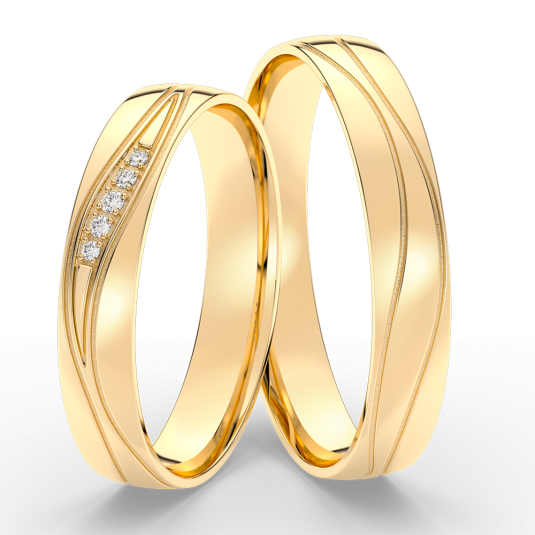 SOFIA zlatý dámský snubní prsten ML65-42/X26WYG