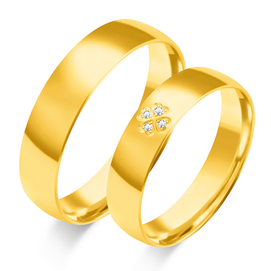 SOFIA zlatý dámský snubní prsten ZSC-128WYG