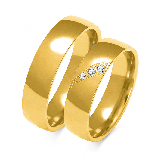 SOFIA zlatý pánský snubní prsten ZSO-139MYG