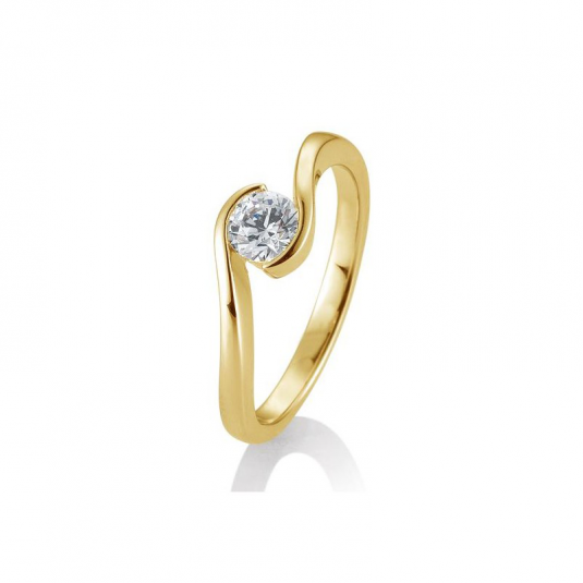 SOFIA DIAMONDS prsteň zo žltého zlata s diamantom 0,50 ct BE41/85946-Y