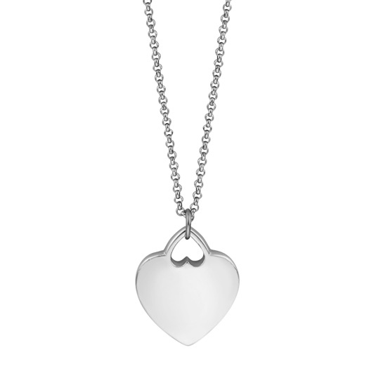 ESPRIT ocelový náhrdelník se srdíčkem ESNL01402145