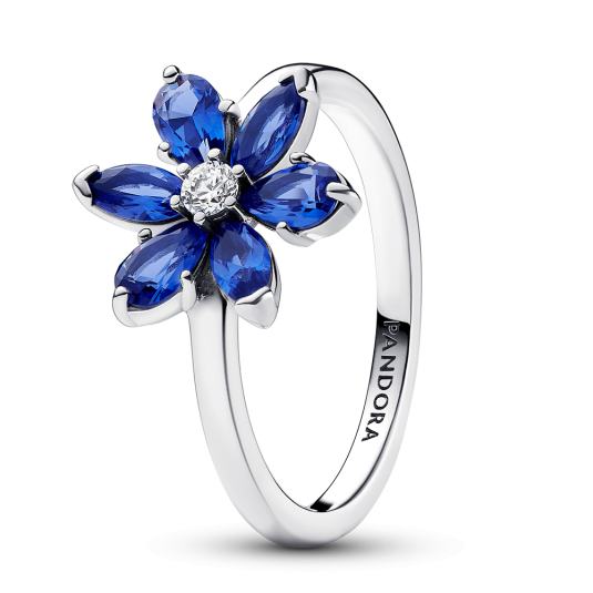 PANDORA prsteň Žiarivý kvet 193000C01