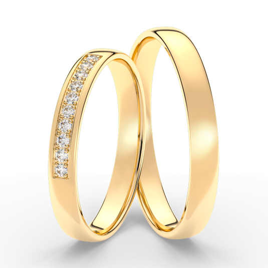 SOFIA zlatý dámský snubní prsten ML65-60/DX10-3WYG