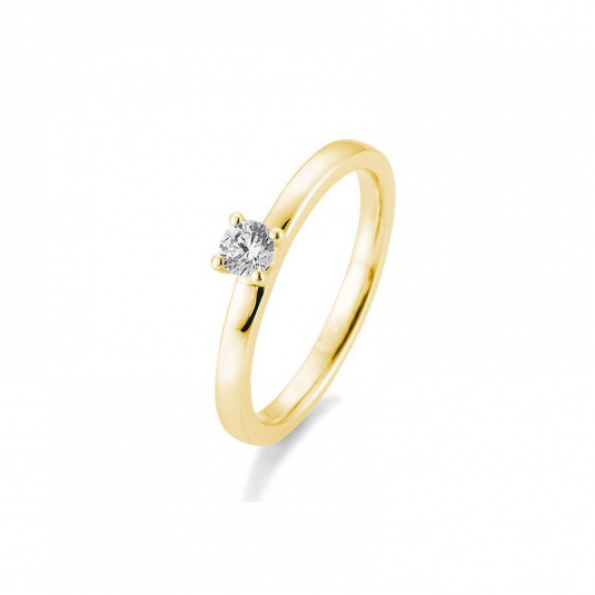 E-shop SOFIA DIAMONDS prsteň zo žltého zlata s diamantom 0,20 ct prsteň BE41/05992-Y