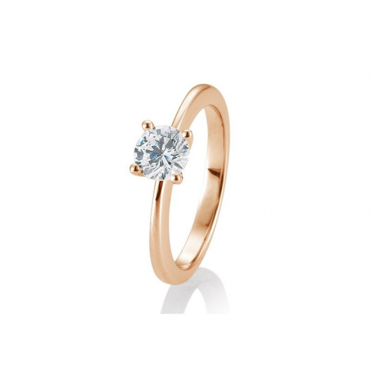 SOFIA DIAMONDS prsteň z ružového zlata s diamantom 0,80 ct BE41/05736-R