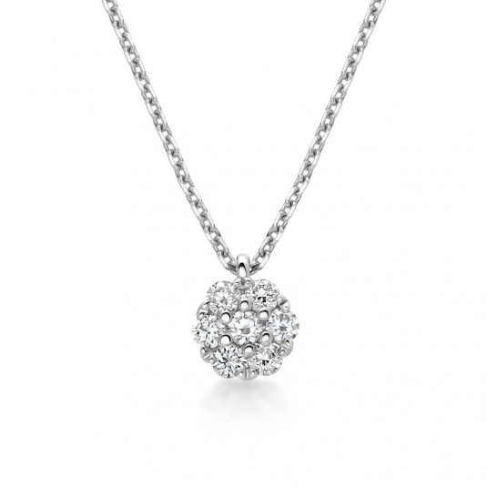 SOFIA DIAMONDS zlatý náhrdelník s diamanty 0,14 ct GEMCS24824-15