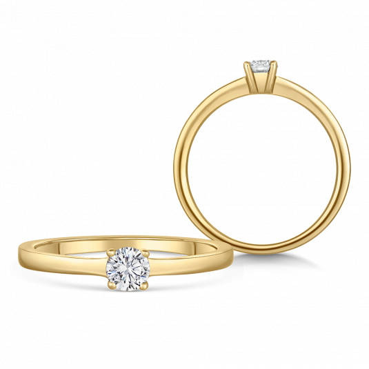 SOFIA DIAMONDS arany eljegyzési gyűrű gyémánttal 0,25 ct gyűrű BDRB00065YG