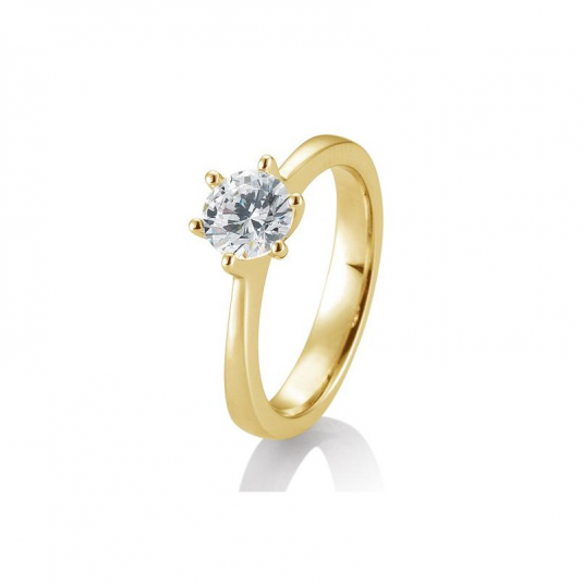 SOFIA DIAMONDS prsteň zo žltého zlata s diamantom 0,60 ct BE41/85985-Y