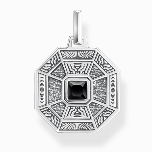 THOMAS SABO prívesok Lucky charm with black onyx silver PE950-507-11