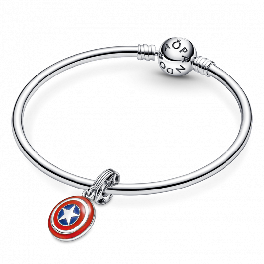 PANDORA Marvel náramek Captain America Shield 590713+790780C01