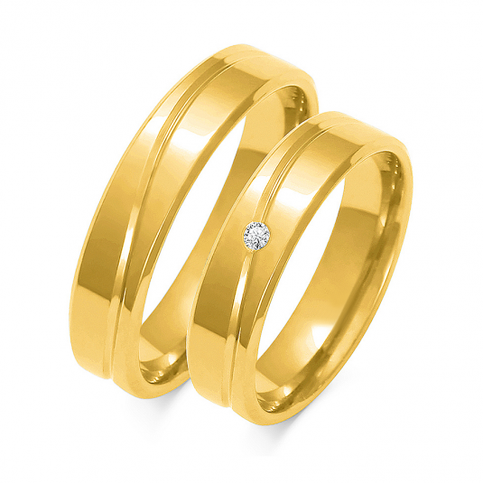 SOFIA zlatý dámský snubní prsten ZSO-64WYG