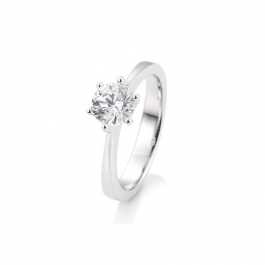 SOFIA DIAMONDS prsteň z bieleho zlata s diamantom 0,80 ct BE41/85986-W