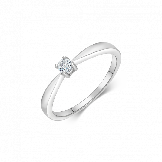 SOFIA strieborný prsteň so zirkónom CK50107946109G