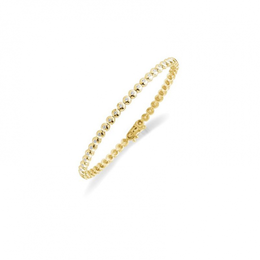 E-shop SOFIA DIAMONDS náramok zo žltého zlata s diamantmi 1,00 ct náramok BE51/81004-Y