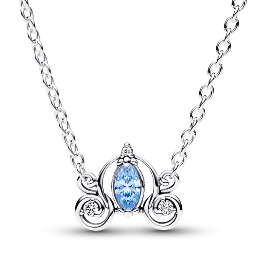 PANDORA Disney náhrdelník Popoluškin kočiar 393057C01-45