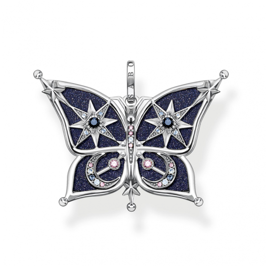 THOMAS SABO prívesok Butterfly star & moon silver PE929-945-7