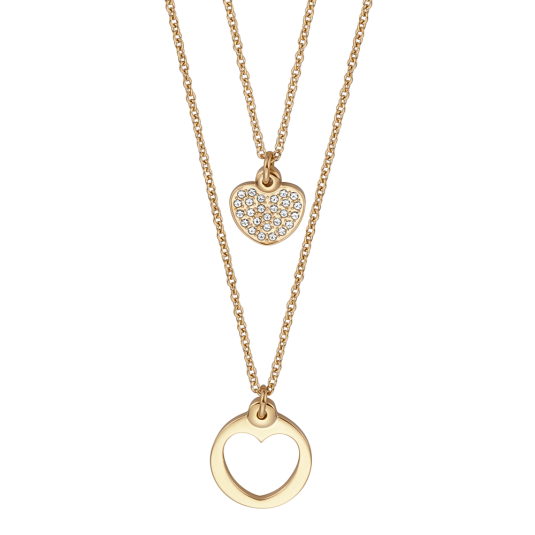 E-shop ESPRIT oceľový náhrdelník so srdiečkom náhrdelník ESNL01432242