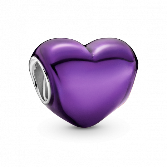 E-shop PANDORA korálka Metalické srdce korálka 799291C01
