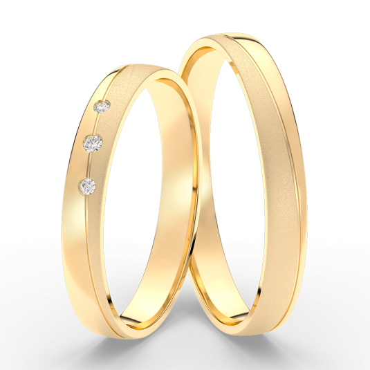 SOFIA zlatý pánský snubní prsten ML65-60/G-3MYG